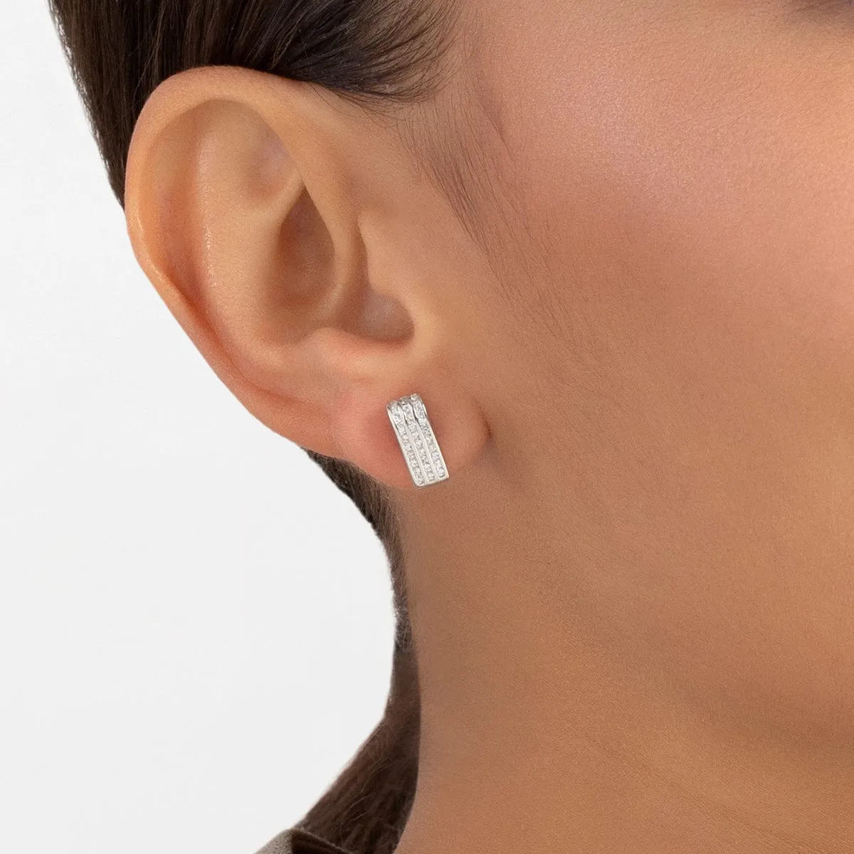92.5 Silver Earring 161088
