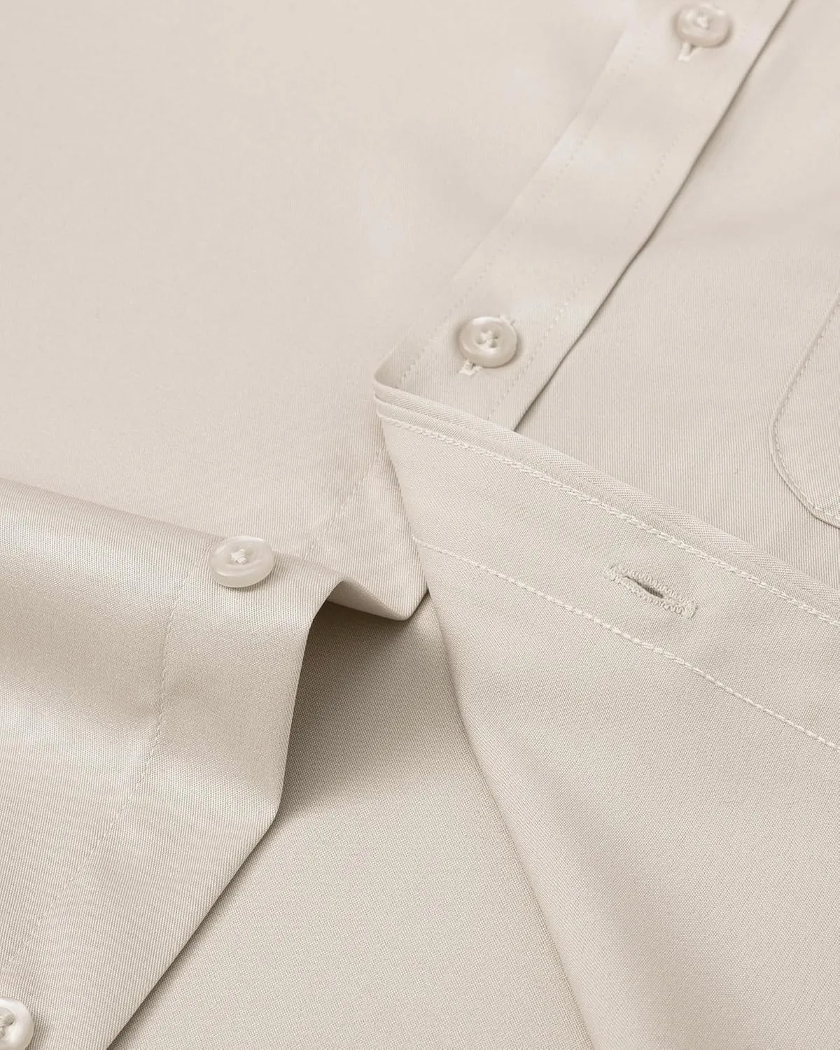 Alimens & Gentle French Cuff Regular Fit Dress Shirts (Cufflink Included)