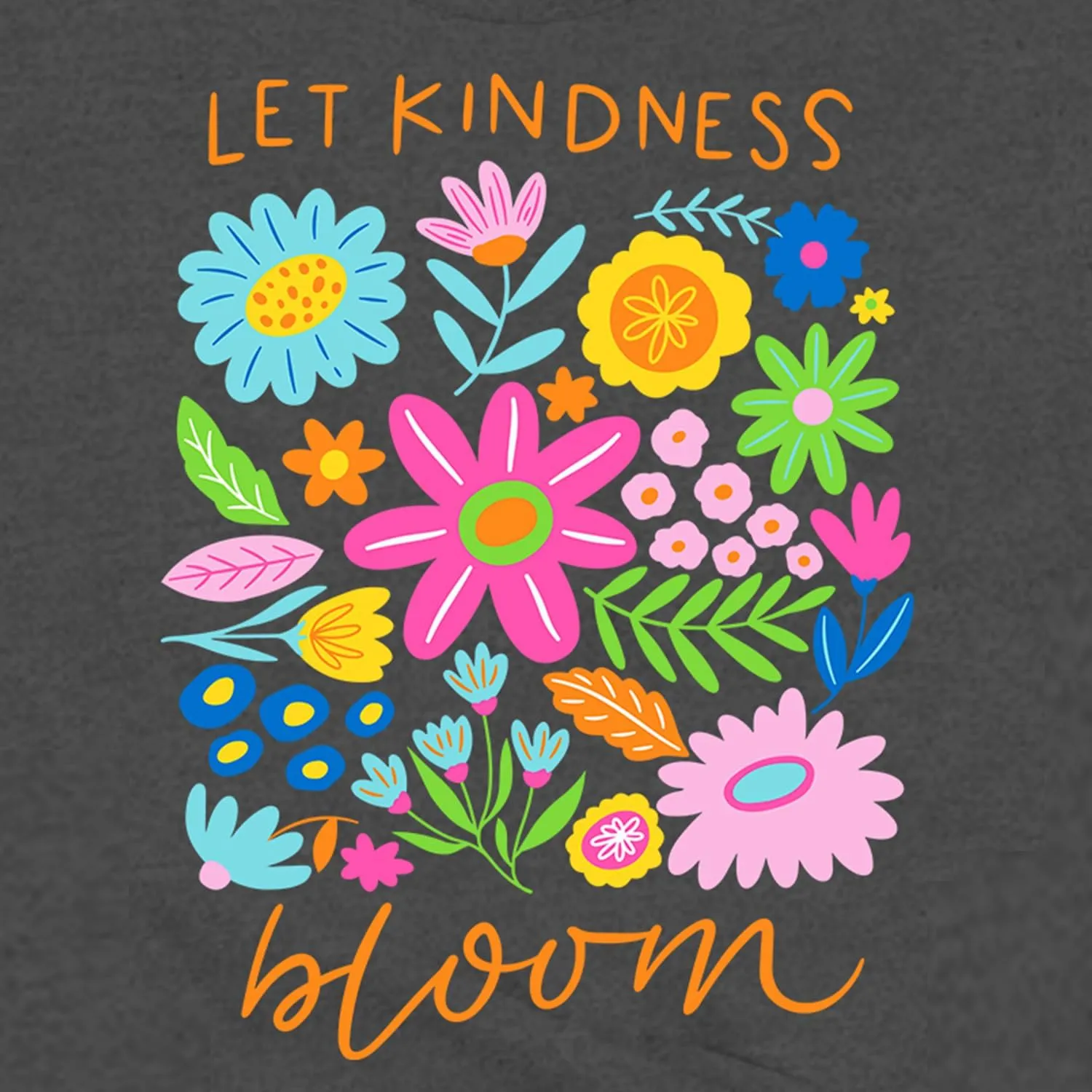 Be Kind Shirt Women Let Kindness Bloom T-Shirts Cute Floral Tee Tops