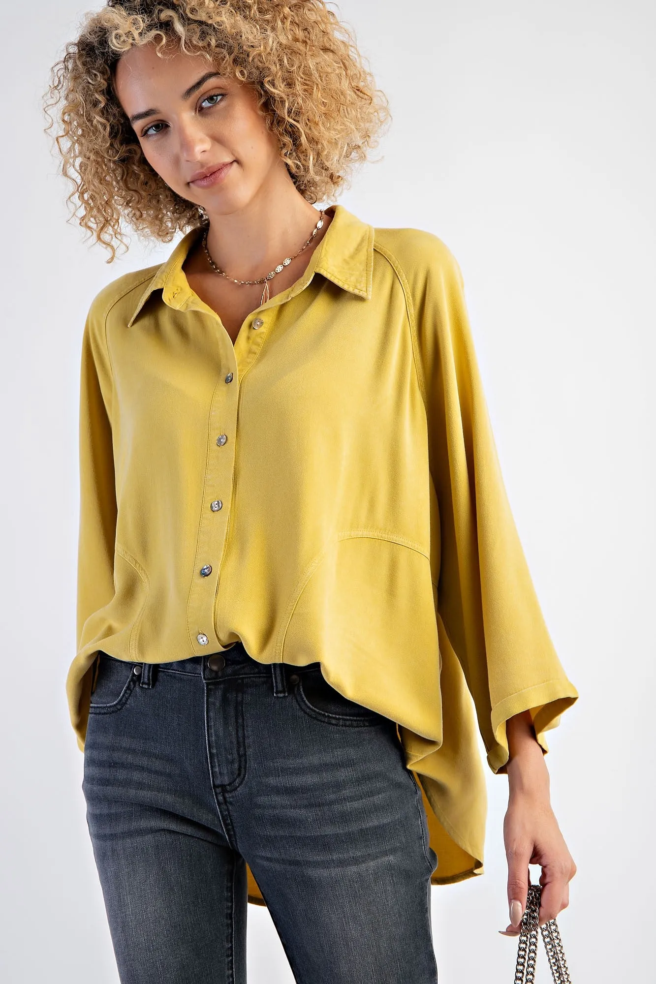Challis Button Down Shirt