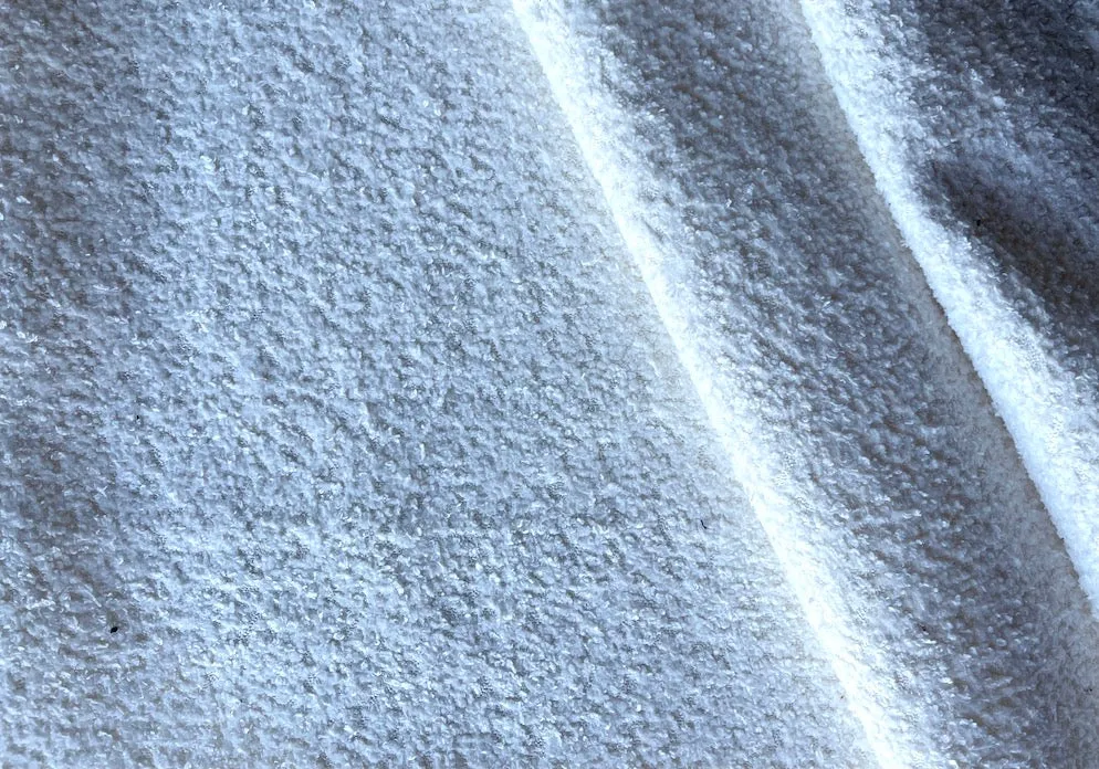 Chic Winter White Polyester Bouclé