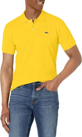 Lacoste Men's L.12.12 Short Sleeve Classic Fit Green Croc Polo