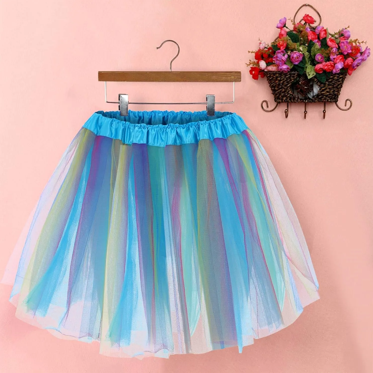 Mini Skirts for Women Colorful Tutu Summer Vacation Skirt Cute Trendy Sexy Going Out Skirts Daily Wear Basic Skirt