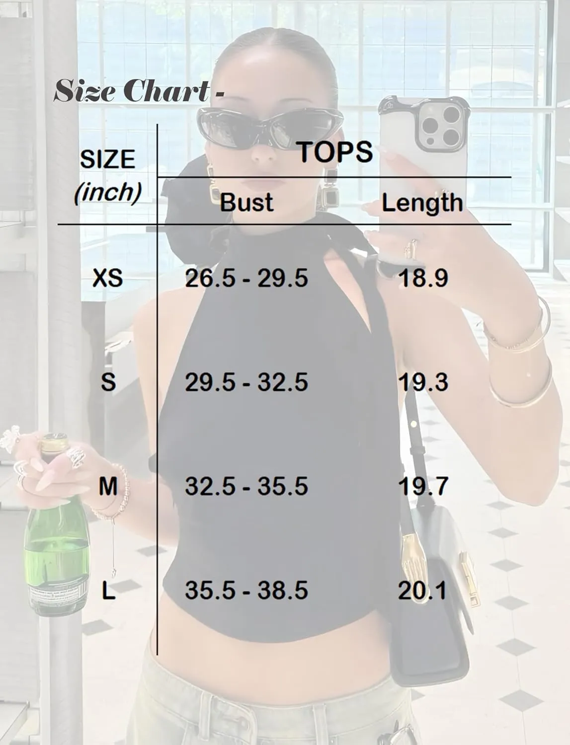 Off Shoulder Halter Mock Neck Going Out Tops for Women Cute Club Rave Top Bow Tie Sleeveless Crop Tank Top with Scarf
