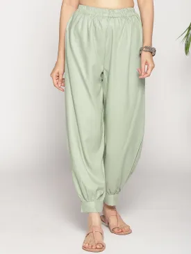SageGreen Rayon AfghaniSalwar