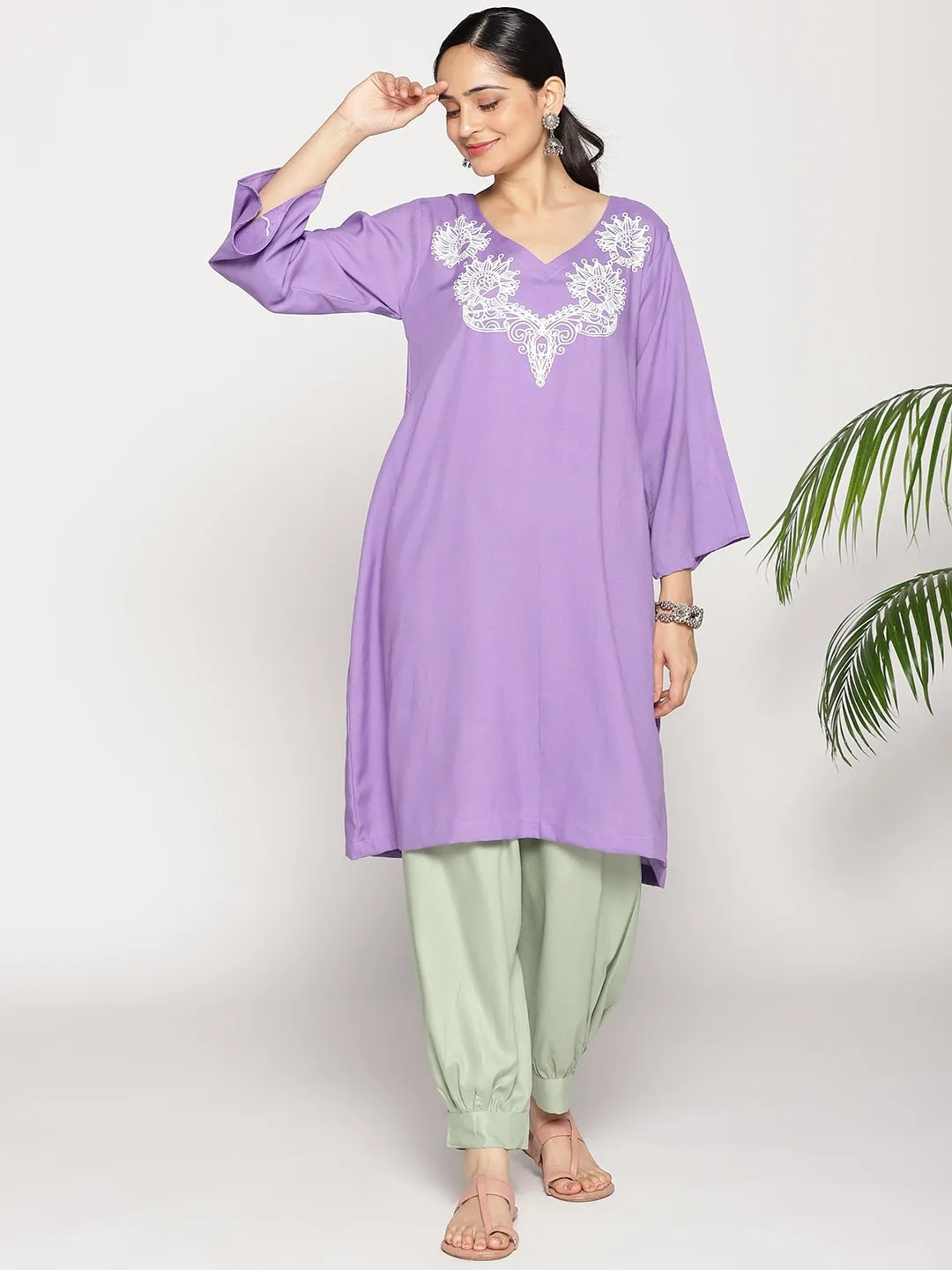SageGreen Rayon AfghaniSalwar