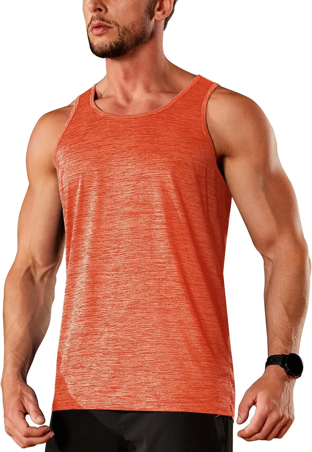 TACVASEN Men's Tank Tops Quick Dry Sleeveless Workout Muscle Shirt Athletic Bodybuilding Gym Performance Tee Shirts
