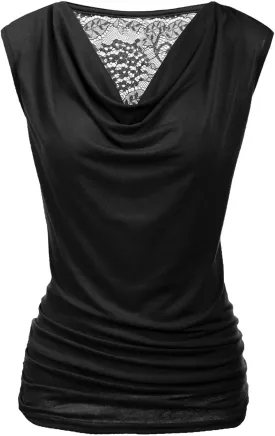 Zeagoo Tank Top for Women Trendy Going Out Tops Sleeveless Shirts Ruched Business Casual Basic Tunic Tops