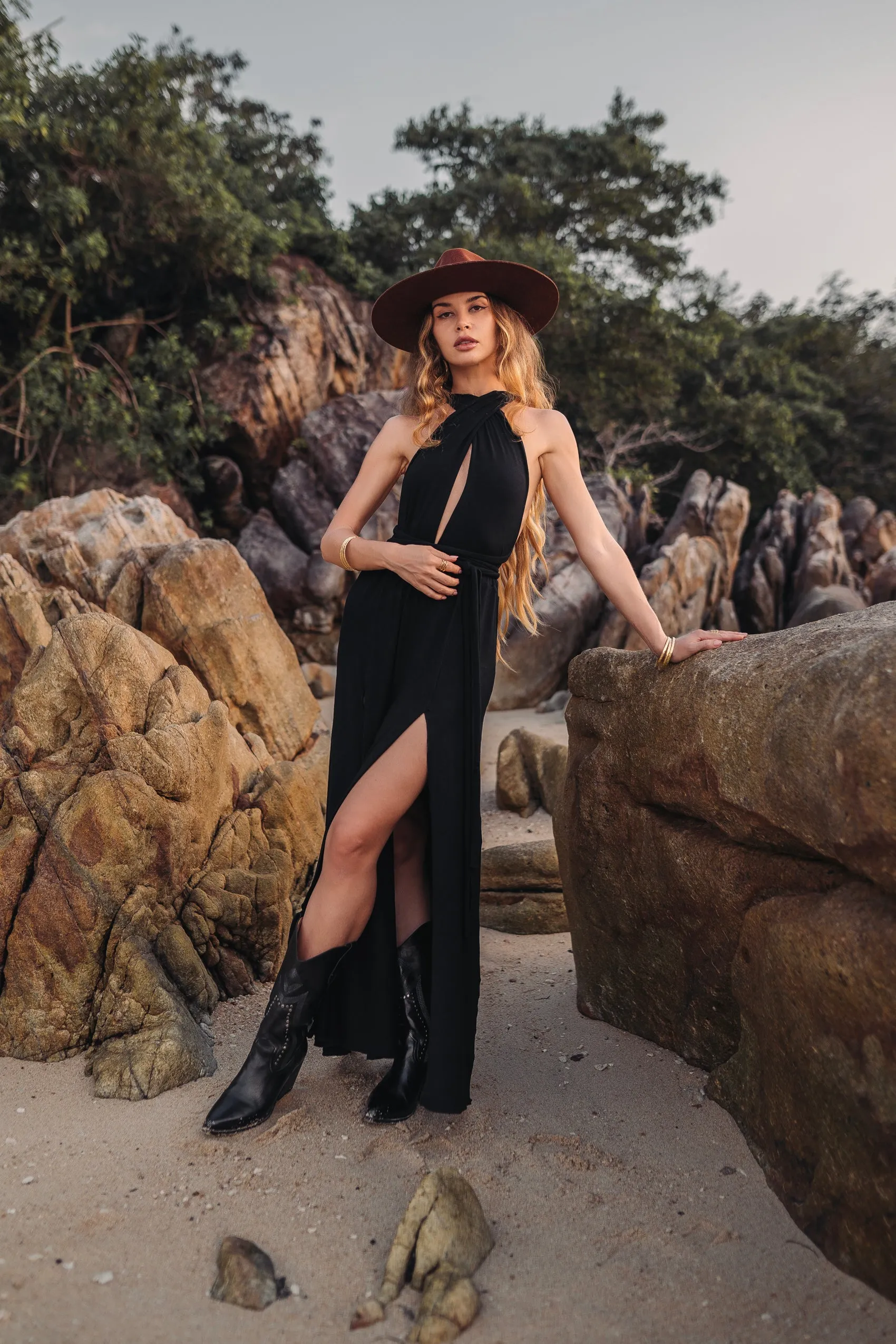 Zephyra Dress Black