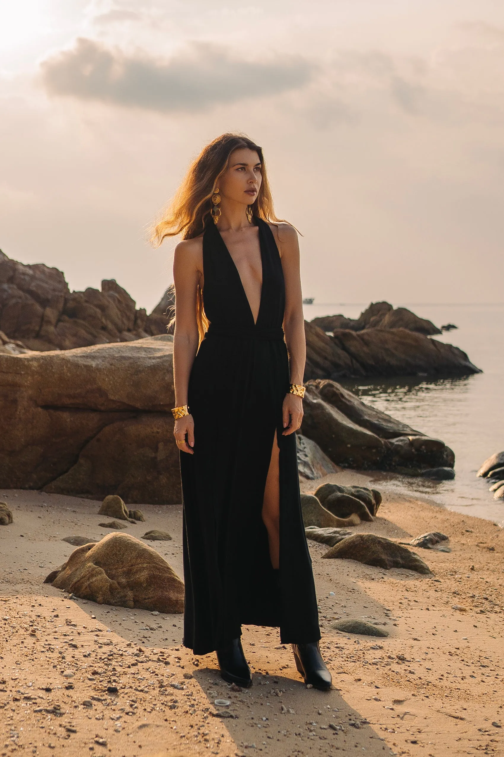 Zephyra Dress Black