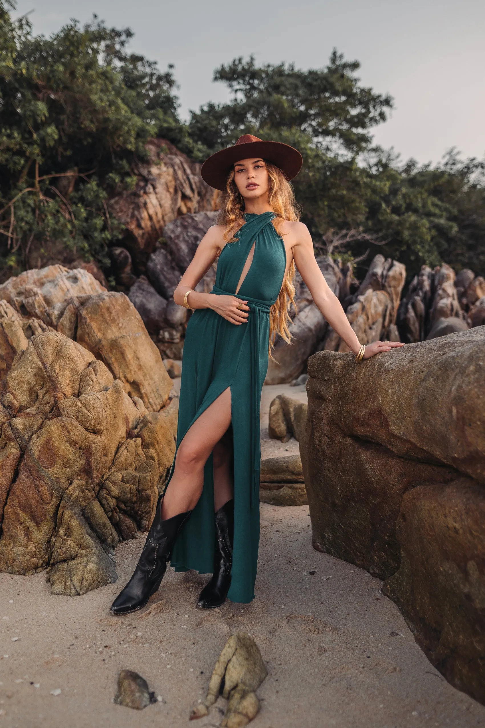 Zephyra Dress Teal